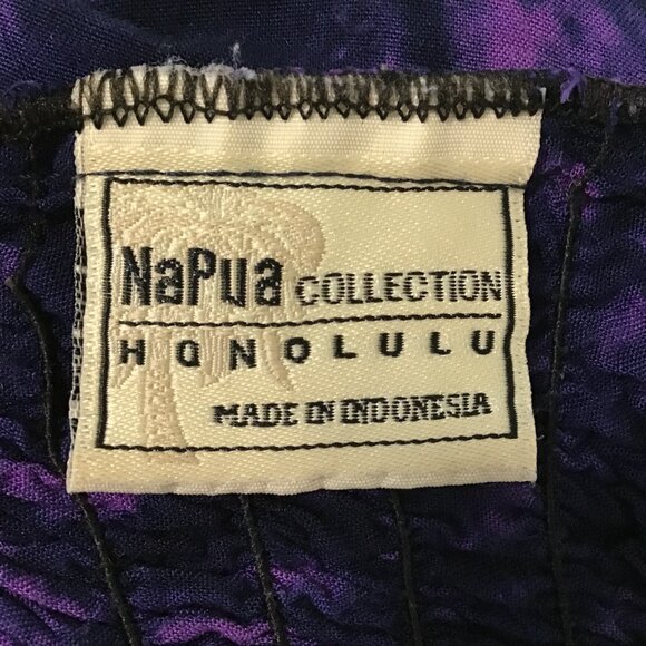 NaPua Honolulu Collection Purple Floral Halter Tie Dress Size M - Picture 10 of 11